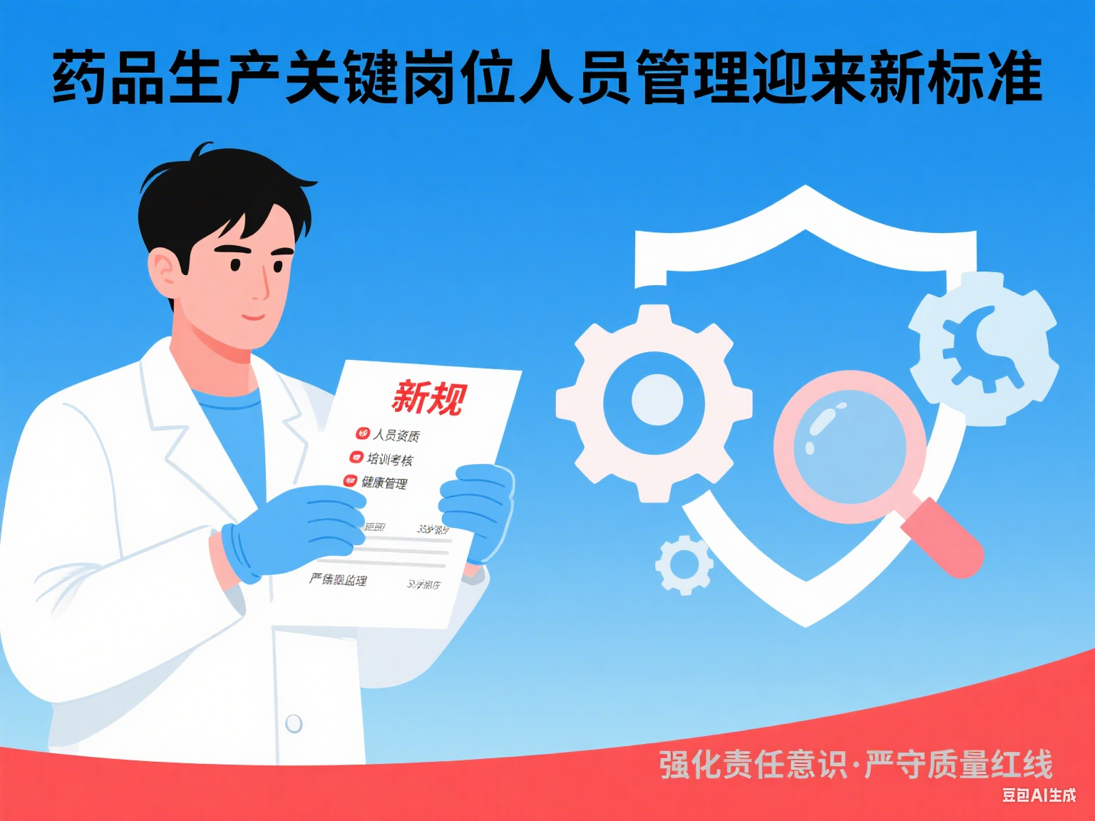 重磅！药品生产关键岗位人员管理迎来新标准