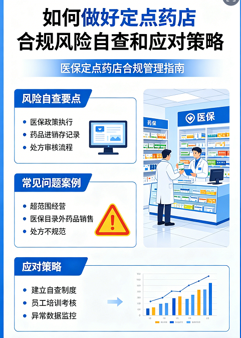 如何做好定点药店合规风险自查和应对策略