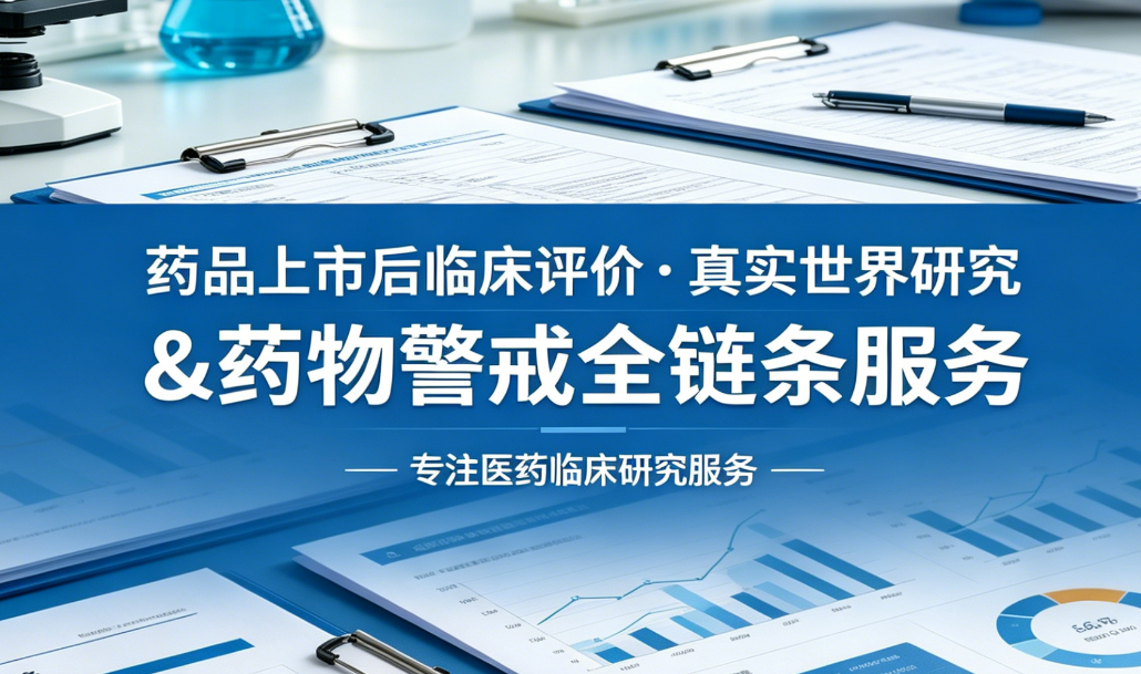 药品上市后临床评价・真实世界研究 & 药物警戒全链条服务