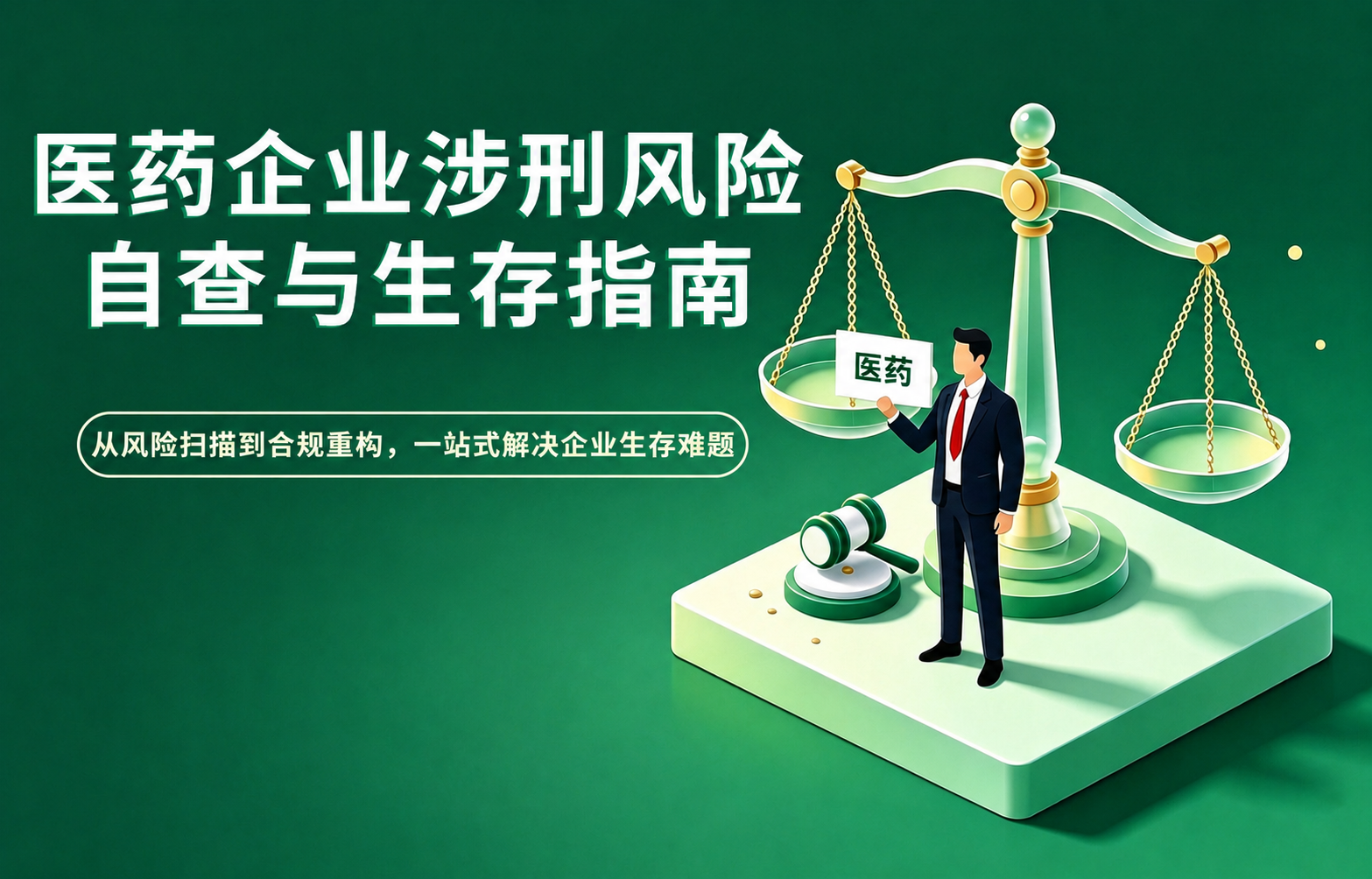医药企业涉刑风险自查与生存指南（完整版上架中）