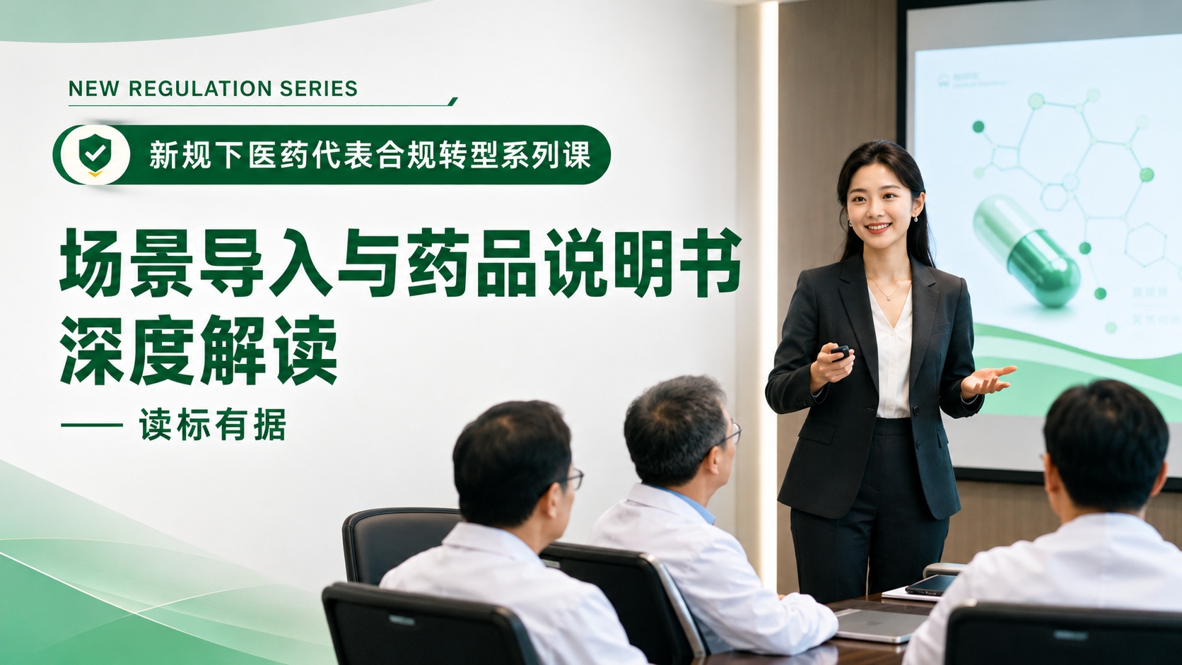 场景导入与药品说明书深度解读【新规下医药代表合规转型与能力升级20讲 · 第13讲】