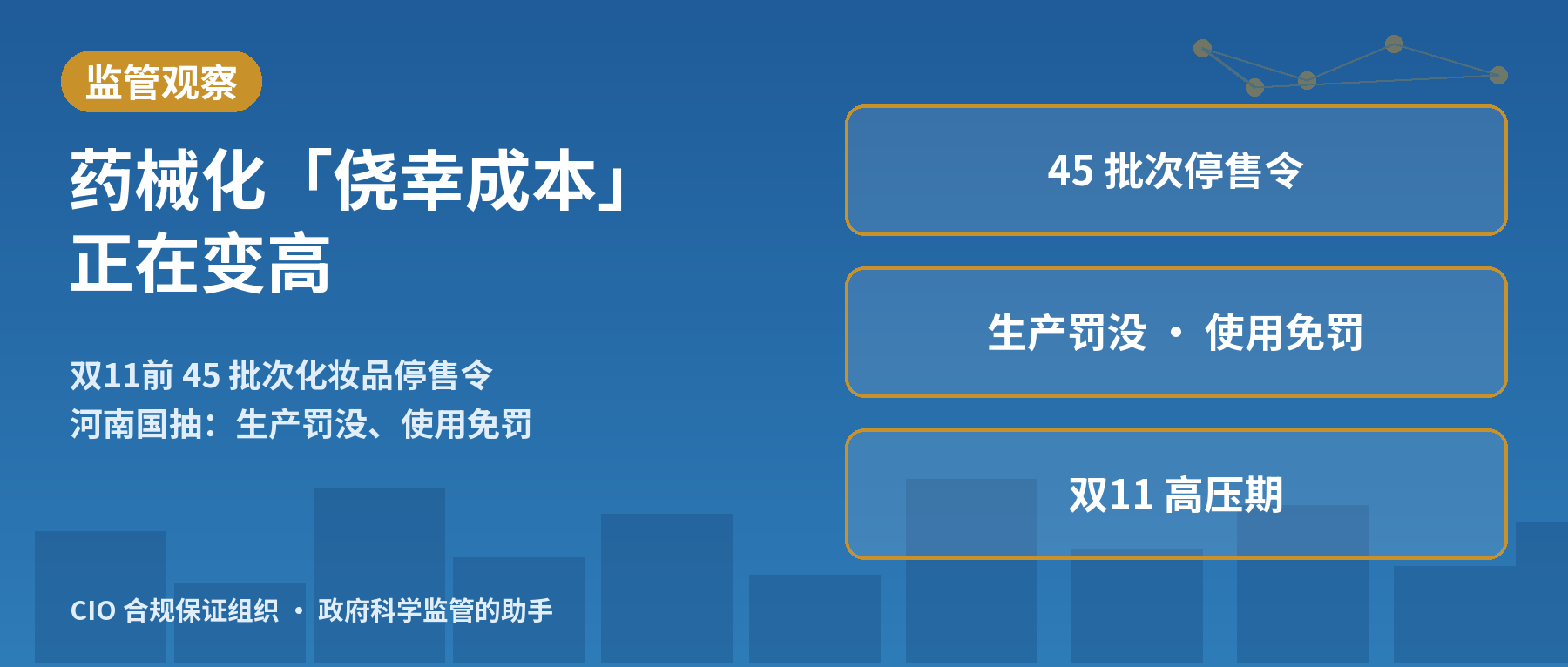 化妆品双11慎买、器械国抽罚没：药械化质量的"高压期"来了