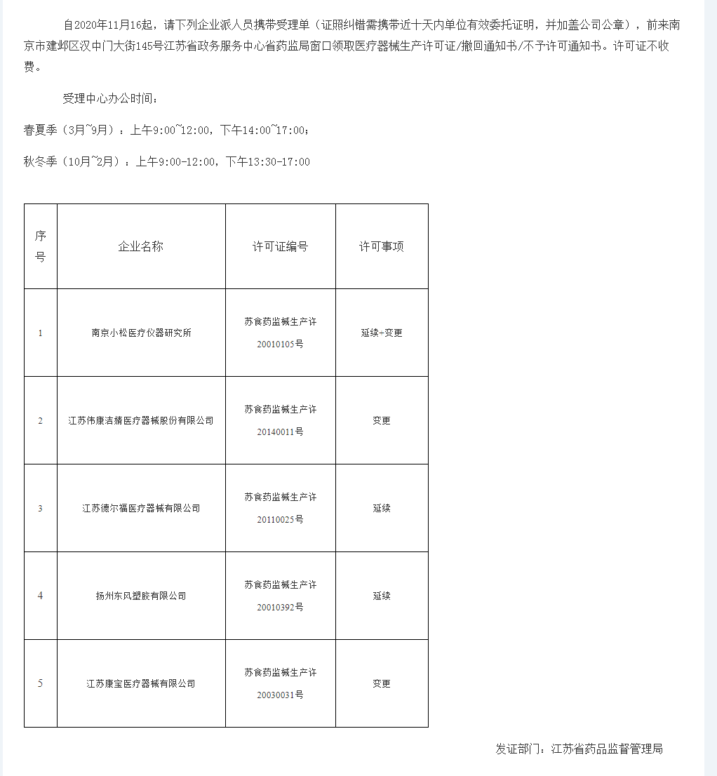 领取医疗器械生产许可证的通知_看图王.png