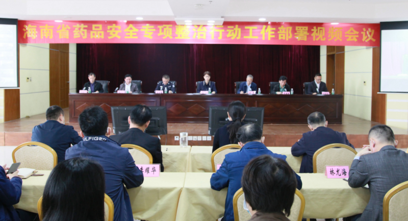 海南省召开深入开展全省药品安全专项整治“护航行动”工作视频会议