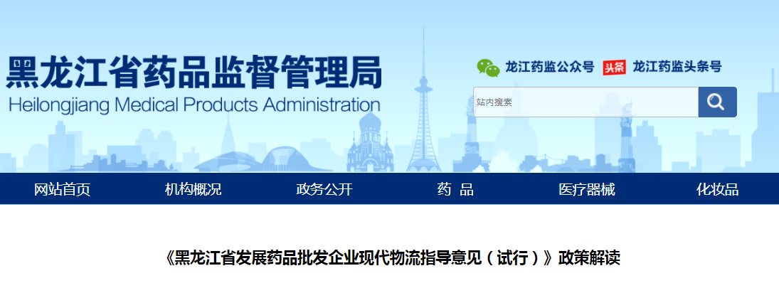 《黑龙江省发展药品批发企业现代物流指导意见（试行）》政策解读