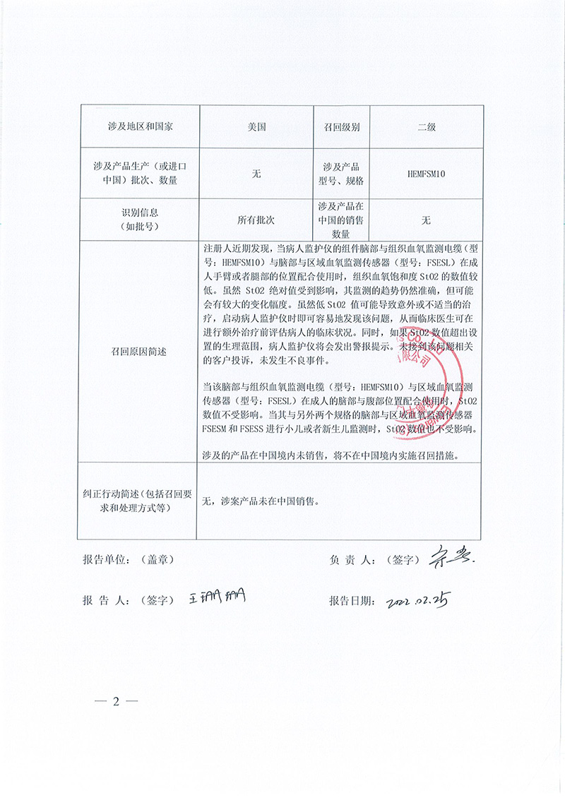 Edwards Lifesciences LLC对病人监护仪Hemodynamic Modularized Multi-parameter Monitoring Platform主动召回