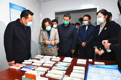 虞爱华调研合肥市生物医药企业
