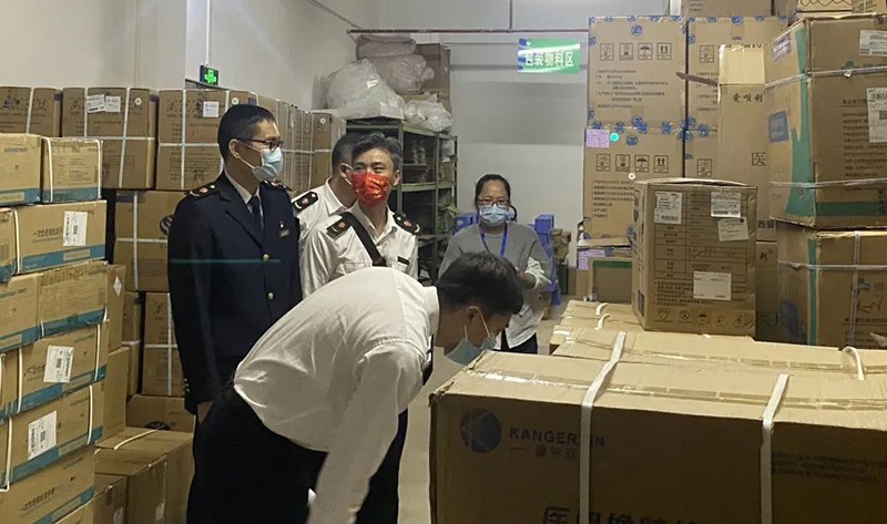 到防疫物资定点储备单位开展医用防疫产品质量安全检查 到防疫物资定点储备单位开展医用防疫产品质量安全检查