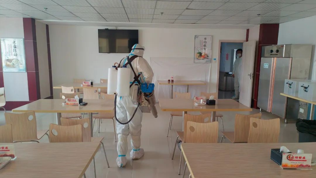 省医疗器械检验检测所强化内部疫情防控 积极做好消杀工作