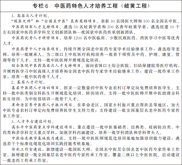 国务院办公厅关于印发“十四五”中医药发展规划的通知