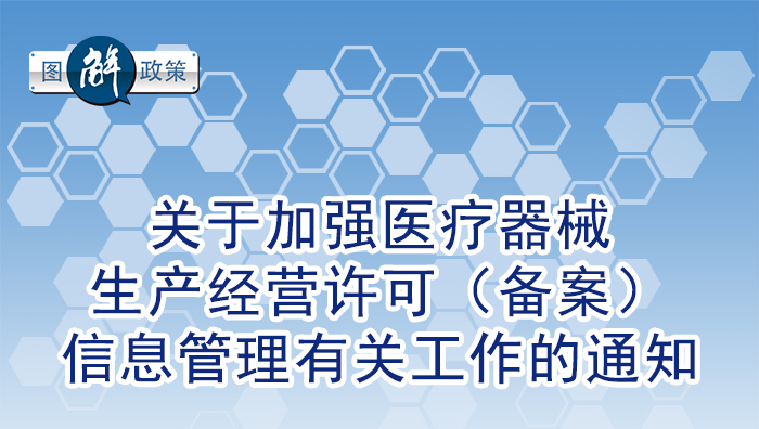 图解政策：关于加强医疗器械生产经营许可（备案）信息管理有关工作的通知