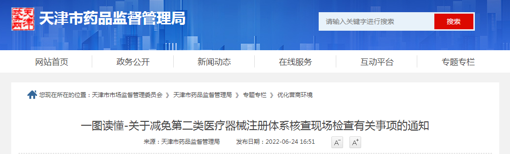 一图读懂-关于减免第二类医疗器械注册体系核查现场检查有关事项的通知