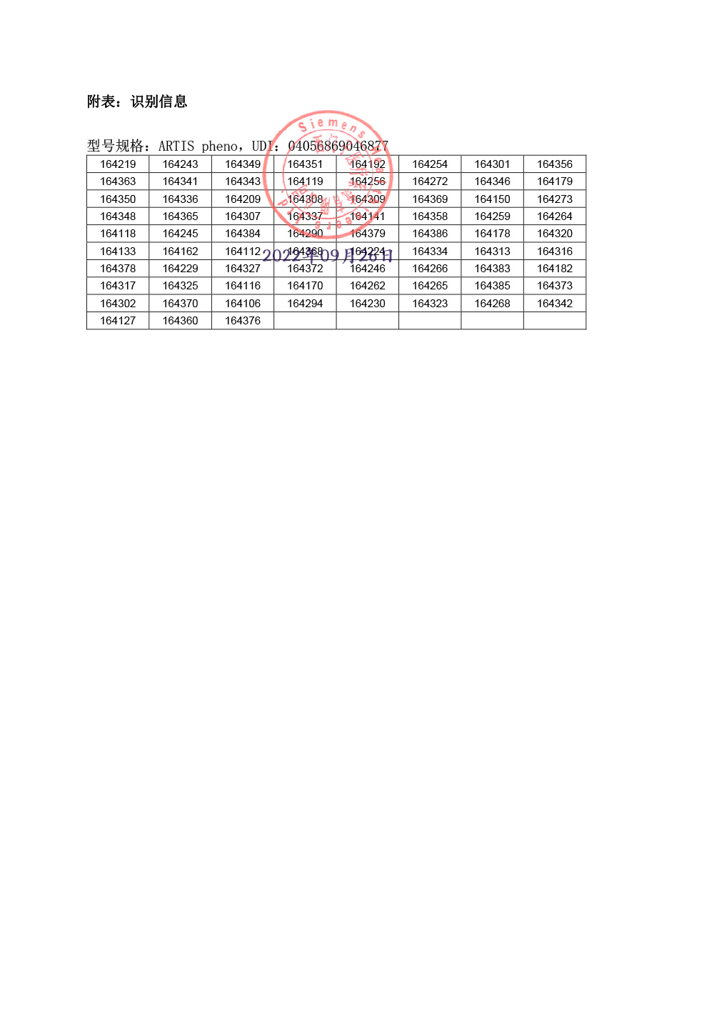 西门子医疗系统有限公司对医用血管造影X射线机主动召回