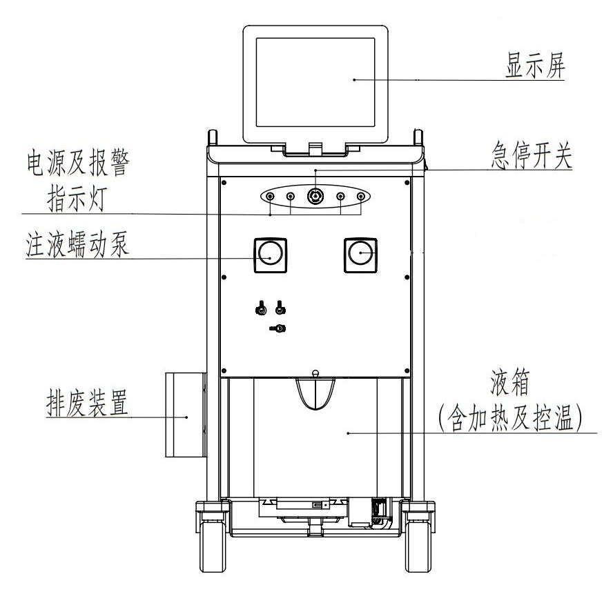 肠道水疗机结构图示例