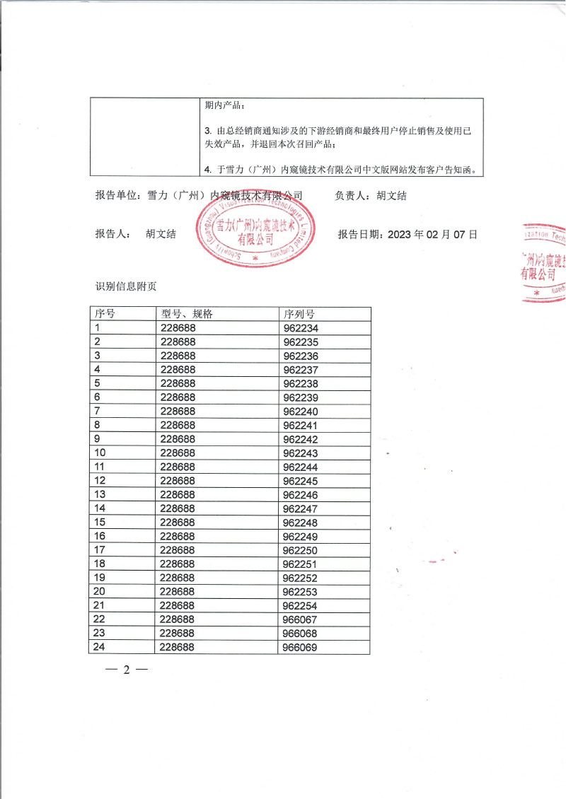召回报告