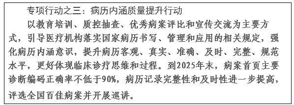 关于开展全面提升医疗质量行动（2023-2025年）的通知（国卫医政发﹝2023﹞12号）
