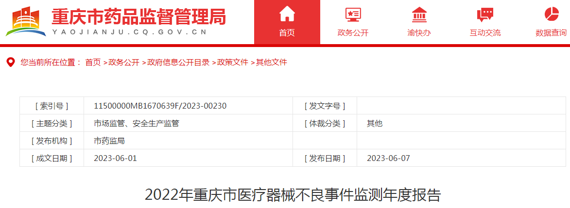 2022年重庆市医疗器械不良事件监测年度报告.png