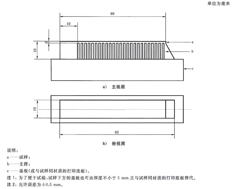 尺寸精度试块