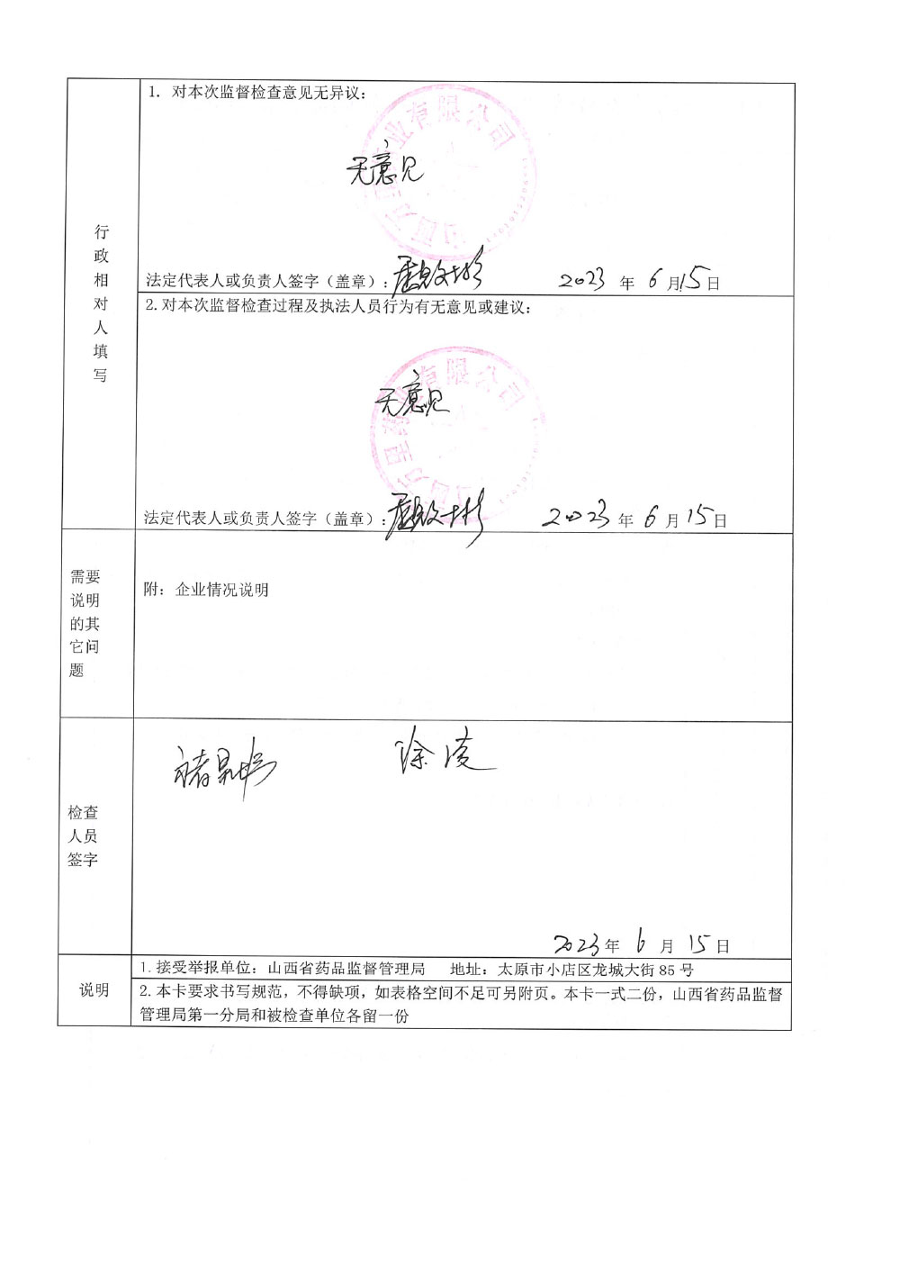 山西省药品监督管理局关于对山西万里药业有限公司采取风险管控措施的函（晋药监函〔2024〕62号）